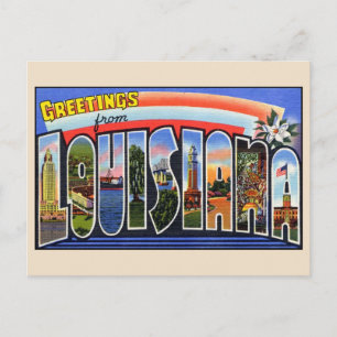 Grüße aus Louisiana Large Letter Postkarte
