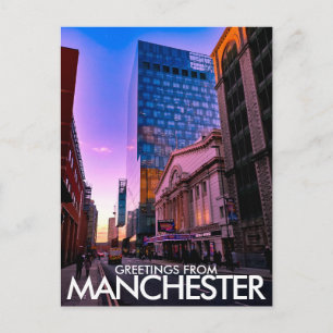 Grüße aus Manchester Postkarte