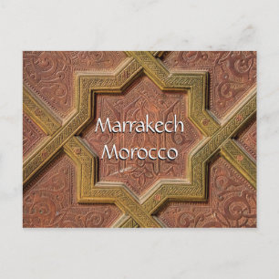 Grüße aus Marrakech Marokko Postkarte