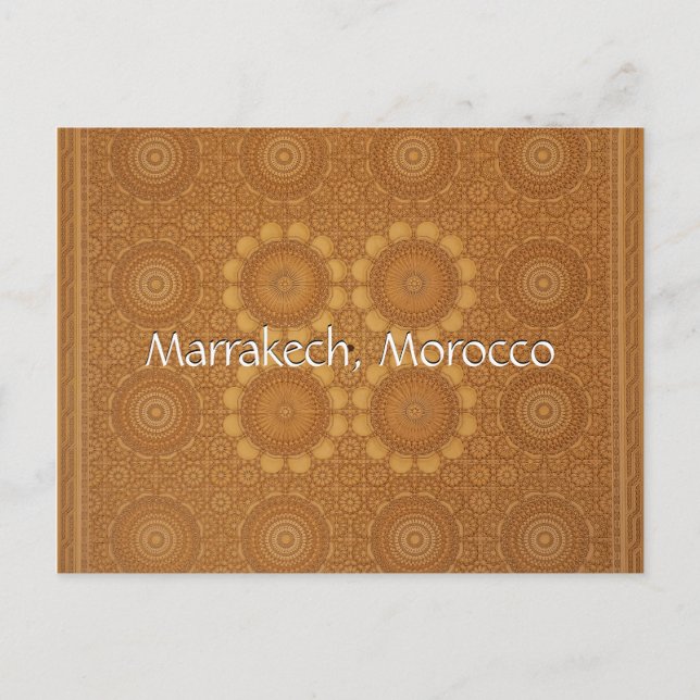 Grüße aus Marrakesch Postkarte (Vorderseite)