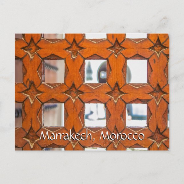 Grüße aus Marrakesch Postkarte (Vorderseite)