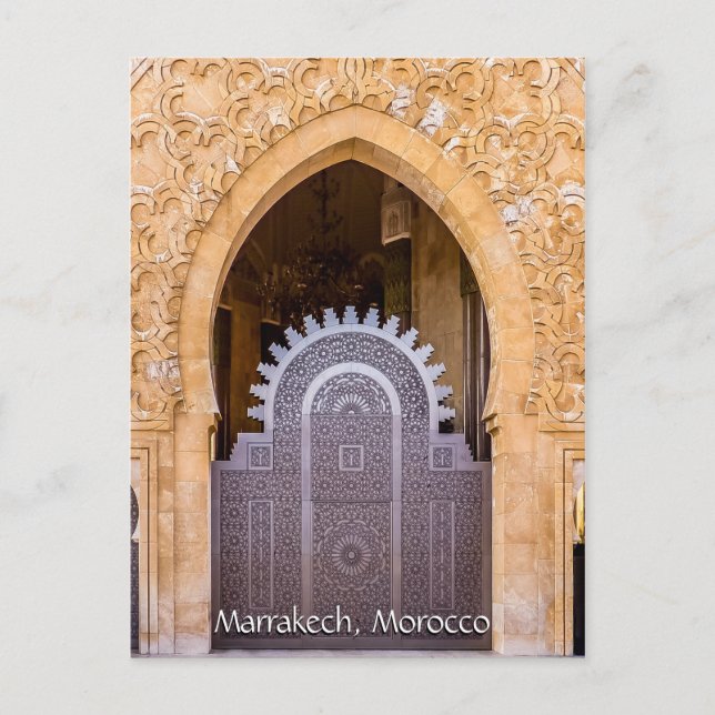 Grüße aus Marrakesch Postkarte (Vorderseite)