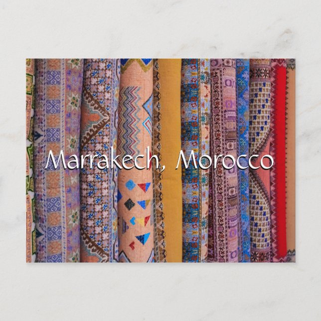 Grüße aus Marrakesch Postkarte (Vorderseite)