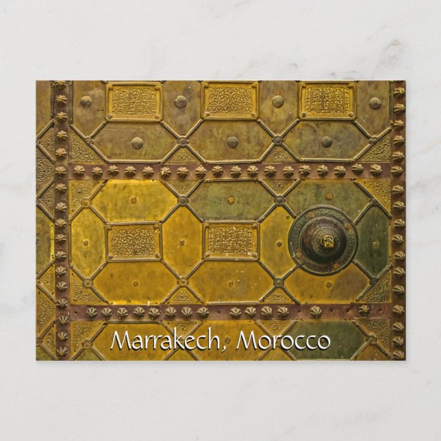 Grüße aus Marrakesch Postkarte (Vorderseite)
