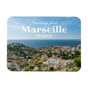 Grüße aus Marseille Frankreich Souvenir Magnet