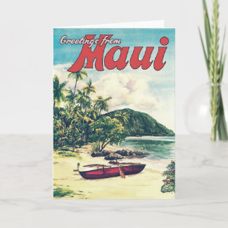 Grüße aus Maui, Hawaii Karte