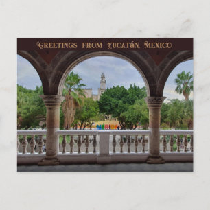 Grüße aus Mérida, Yucatán, Mexiko Postkarte