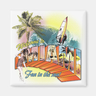 Grüße aus Miami Magnet