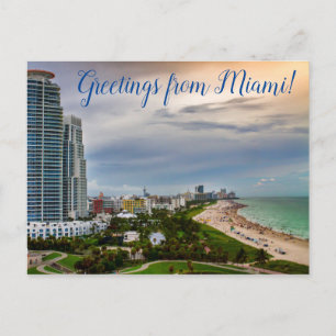 Grüße aus Miami! Postkarte
