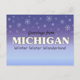 Grüße aus Michigan Postkarte