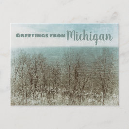 Grüße aus Michigan Postkarte