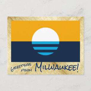 Grüße aus Milwaukee Postkarte