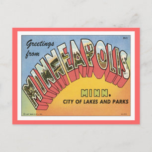 Grüße aus Minneapolis Postkarte
