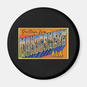 Grüße aus Montgomery Alabama Magnet