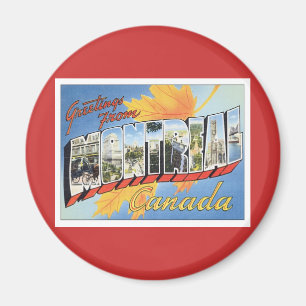 Grüße aus Montreal Kanada Magnet