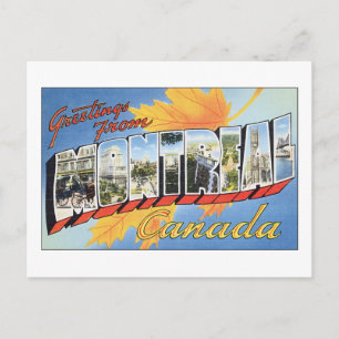 Grüße aus Montreal, Kanada Postkarte