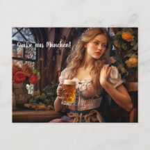  Grüße aus München! Bierzeltstimmung. Bier