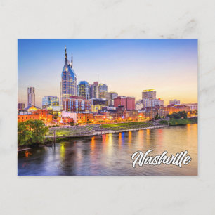 Grüße aus Nashville, Tennessee, USA Postkarte