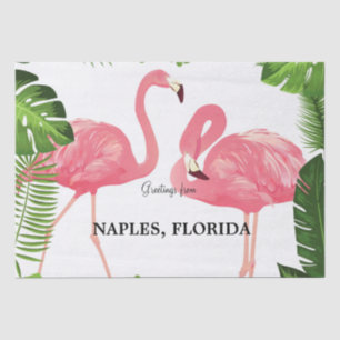 Grüße aus Neapel, Florida Seidenpapier