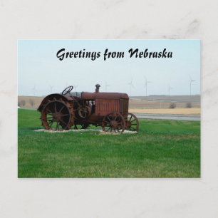 Grüße aus Nebraska Postkarte