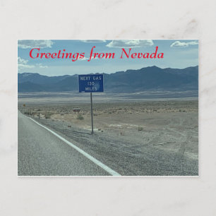 Grüße aus Nevada Postkarte