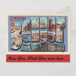 Grüße aus New Bangor Postkarte