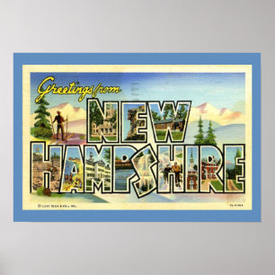 Grüße aus New Hampshire Poster
