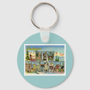Grüße aus New Hampshire Schlüsselanhänger