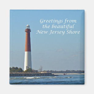 Grüße aus New Jersey - Barnegat Light Magnet