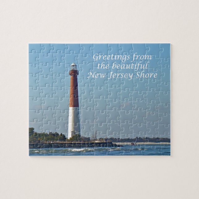 Grüße aus New Jersey - Barnegat Light Puzzle (Horizontal)