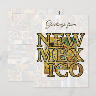 Grüße aus New Mexico Postkarte