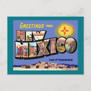 Grüße aus New Mexico Postkarte
