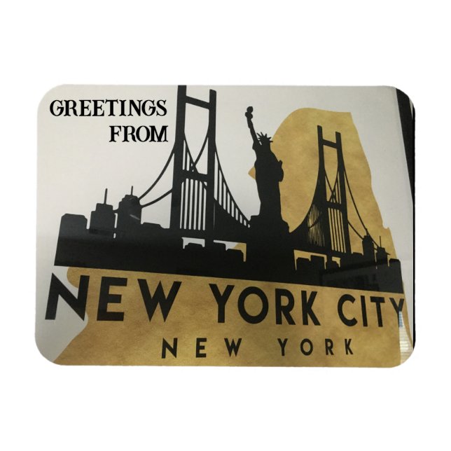 Grüße aus New York City Magnet (Horizontal)
