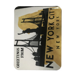 Grüße aus New York City Magnet