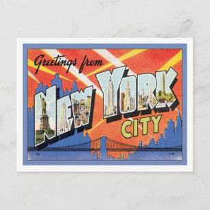 Grüße aus New York City Postkarte