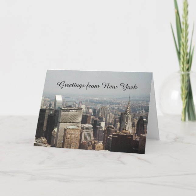 Grüße aus New York Karte (Vorderseite)