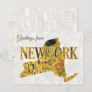 Grüße aus New York Postkarte