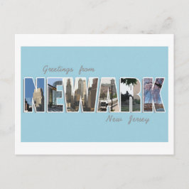 Grüße aus Newark, New Jersey - POSTCARD Postkarte