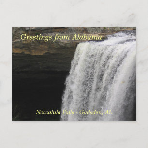 Grüße aus Noccalula Falls Postkarte