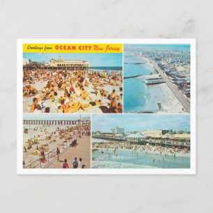 Grüße aus Ocean City, New Jersey Reise Postkarte