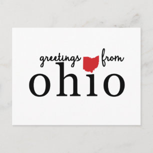 Grüße aus Ohio Postkarte