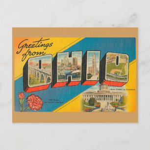 Grüße aus Ohio Postkarte