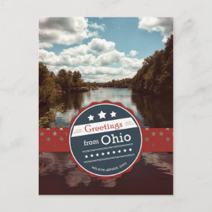 Grüße aus Ohio Postkarte