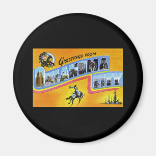 Grüße aus Oklahoma City Oklahoma Magnet