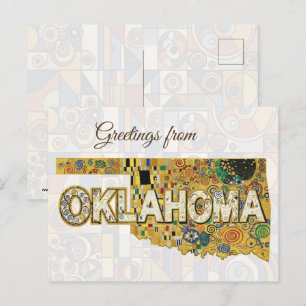 Grüße aus Oklahoma Postkarte