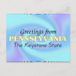 Grüße aus Pennslyvania Postkarte