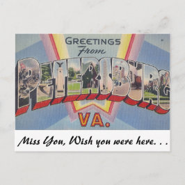 Grüße aus Petersburg, Virginia Postkarte