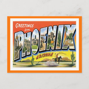 Grüße aus Phoenix Arizona US Stadt Postkarte
