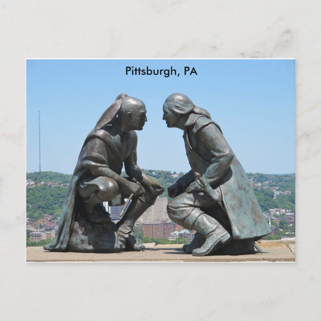 Grüße aus Pittsburgh, PA Postkarte (Vorderseite)