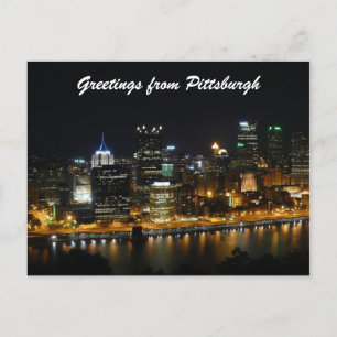 Grüße aus Pittsburgh Postkarte